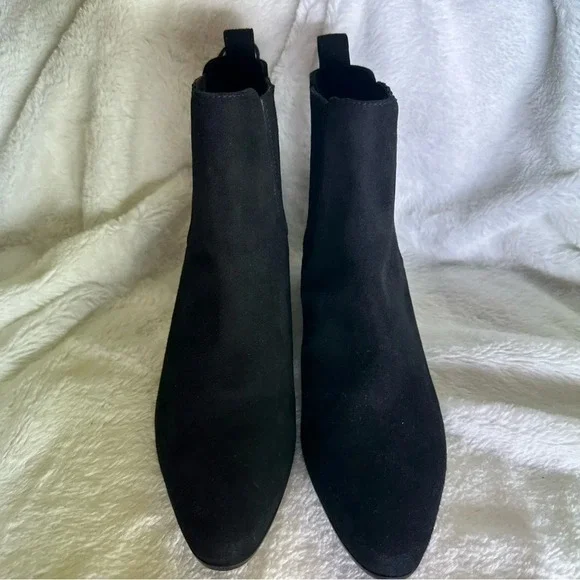 MARC ELLIS Women’s Ankle Boot Suede Leather Black Italy $413 EU 36‎ US 6 Classic